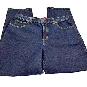 Gloria Vanderbilt Amanda Jeans Women's Size 12 SHORT Dark Stretch Cotton Blend